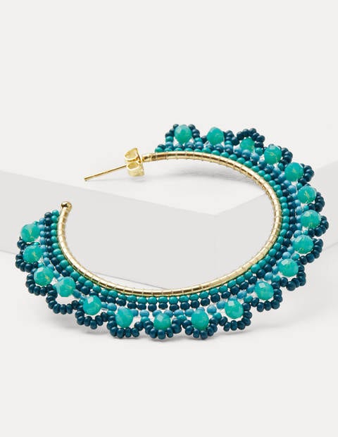 Bead Detail Hoop - Indian Ocean Bead Detail Hoop - Indian Ocean