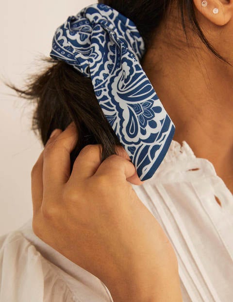 Scarf Scrunchie - Aircraft, Summer Paisley Scarf Scrunchie - Aircraft, Summer Paisley