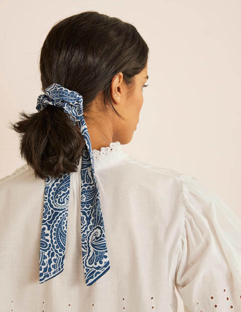 Scarf Scrunchie - Aircraft, Summer Paisley Scarf Scrunchie - Aircraft, Summer Paisley