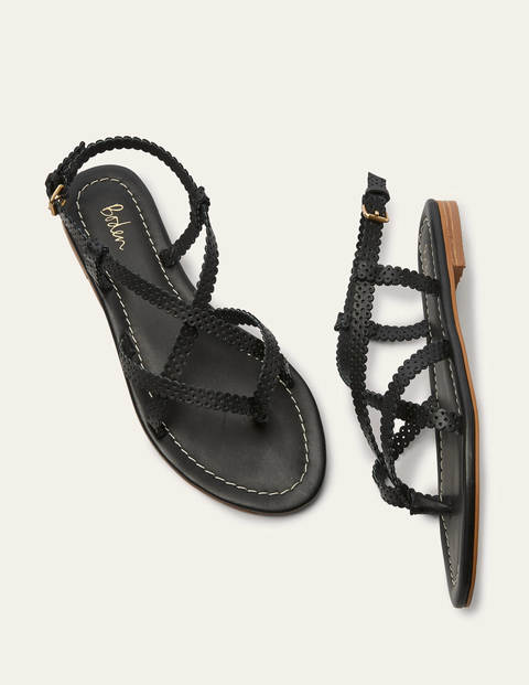 Deborah Sandalen mit Riemen - Schwarz Deborah Sandalen mit Riemen - Schwarz
