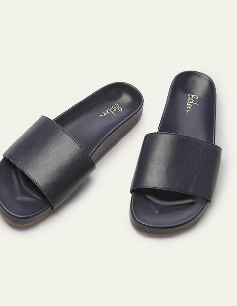 Elsie Mule Sandal - Navy Elsie Mule Sandal - Navy