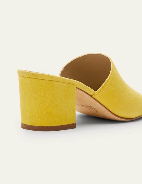 Elsie Heeled Mules - Daffodil Elsie Heeled Mules - Daffodil