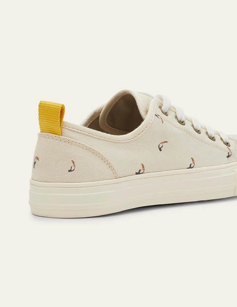Freya Low Top Trainers - Ecru Toucan Freya Low Top Trainers - Ecru Toucan