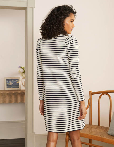 Imogen Breton Dress - Ivory/Navy Imogen Breton Dress - Ivory/Navy