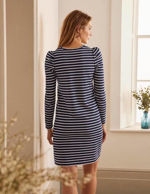Imogen Breton Dress - Navy/Ivory Imogen Breton Dress - Navy/Ivory