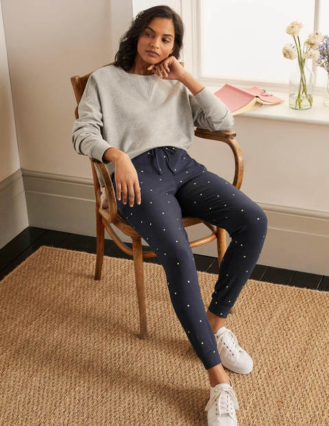 Cuffed Jersey Joggers - Asphalt, Starry Sky Cuffed Jersey Joggers - Asphalt, Starry Sky