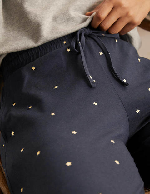 Cuffed Jersey Joggers - Asphalt, Starry Sky Cuffed Jersey Joggers - Asphalt, Starry Sky