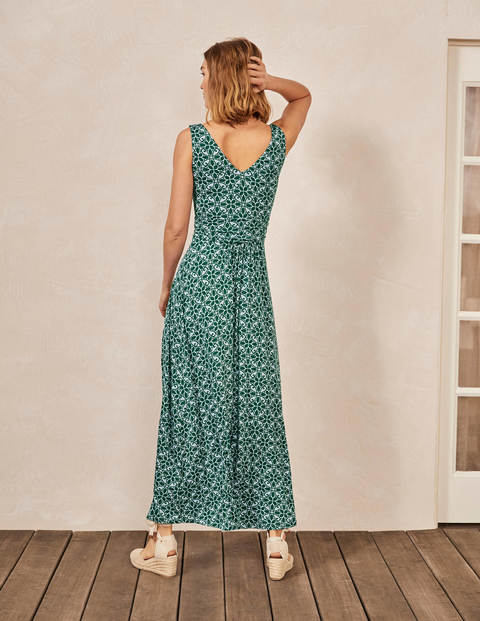 Sienna Jersey Maxi Dress - Palm Leaf, Ornate Lattice Sienna Jersey Maxi Dress - Palm Leaf, Ornate Lattice