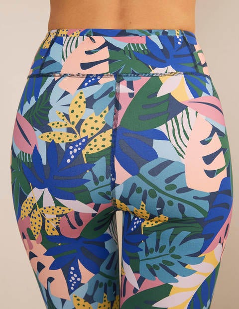 Jessica Active Leggings - Navy, Leafy Tropics Jessica Active Leggings - Navy, Leafy Tropics