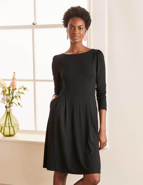 Francesca Jersey Dress - Black Francesca Jersey Dress - Black