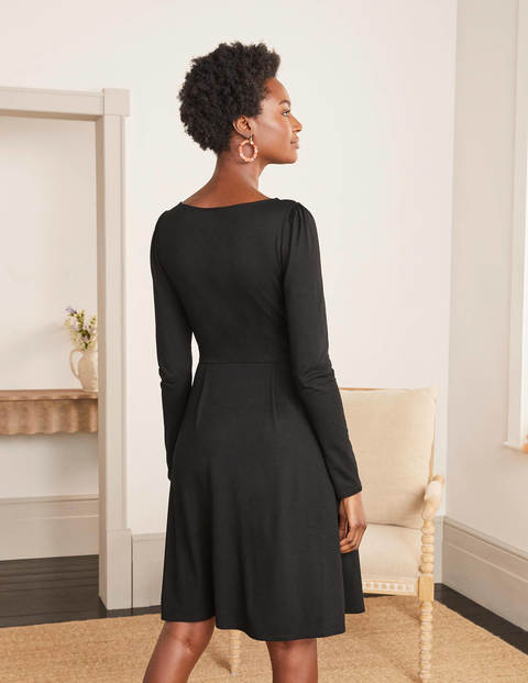 Francesca Jersey Dress - Black Francesca Jersey Dress - Black