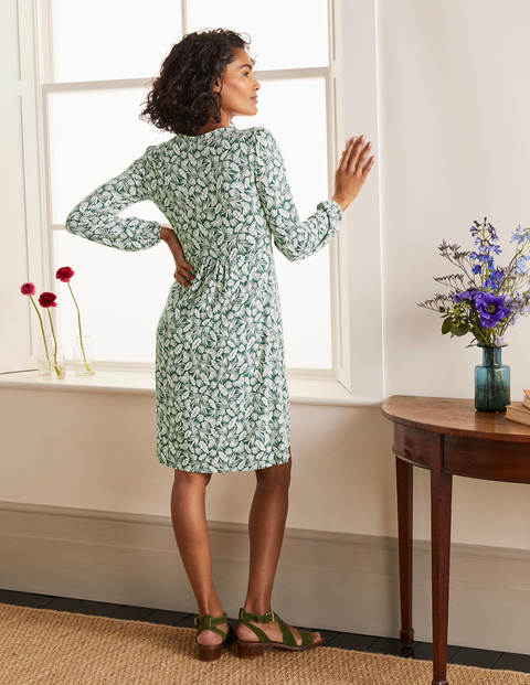 Hattie Jersey Dress - Palm Leaf, Palm Hattie Jersey Dress - Palm Leaf, Palm