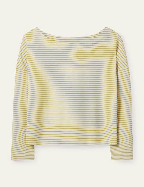Katrina Jersey-Shirt - Naturweiß/Schwefelgelb Katrina Jersey-Shirt - Naturweiß/Schwefelgelb