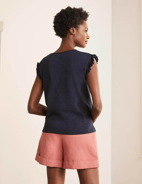 Faye Jersey Top - Navy Faye Jersey Top - Navy