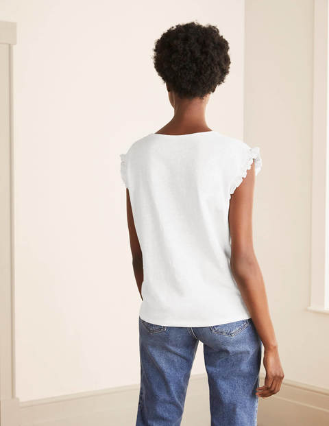 Top Faye en jersey - Blanc Top Faye en jersey - Blanc
