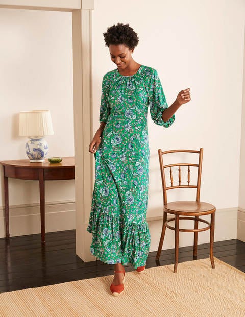 Tia Jersey-Maxikleid - Baumgrün, Zaubergarten Tia Jersey-Maxikleid - Baumgrün, Zaubergarten