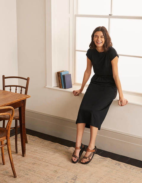 Odile Jersey T-shirt Dress - Black Odile Jersey T-shirt Dress - Black
