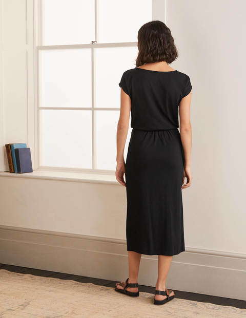 Odile Jersey T-shirt Dress - Black Odile Jersey T-shirt Dress - Black