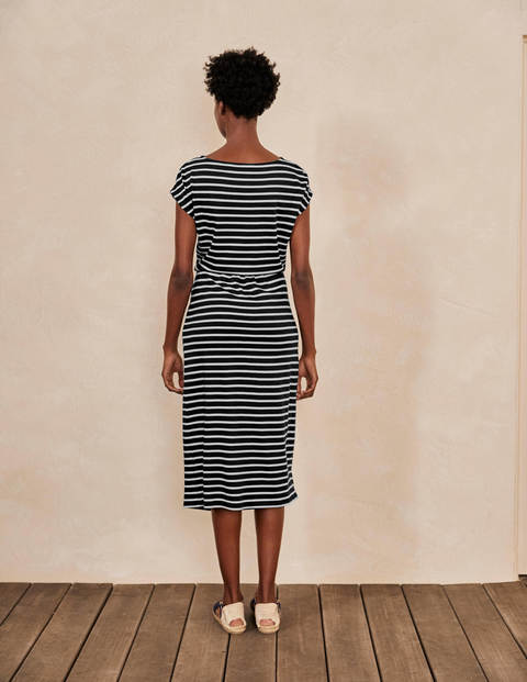 Robe T-shirt Odile en jersey - Rayé bleu marine/ivoire Robe T-shirt Odile en jersey - Rayé bleu marine/ivoire