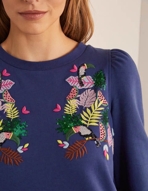 Romona Sweatshirt Dress - Mariner Blue Romona Sweatshirt Dress - Mariner Blue