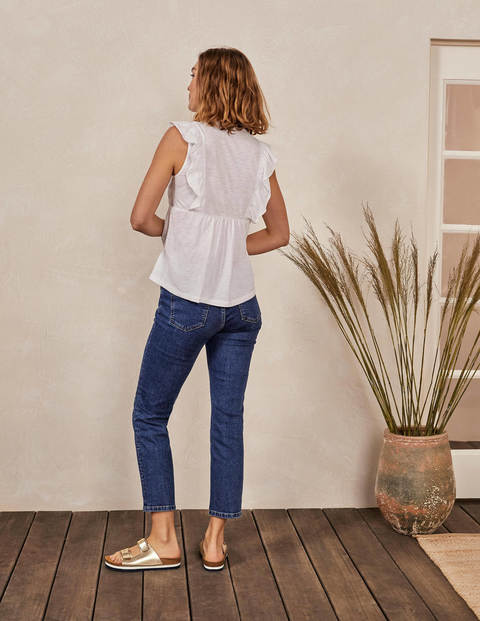 Judith Jerseyshirt - Weiß Judith Jerseyshirt - Weiß