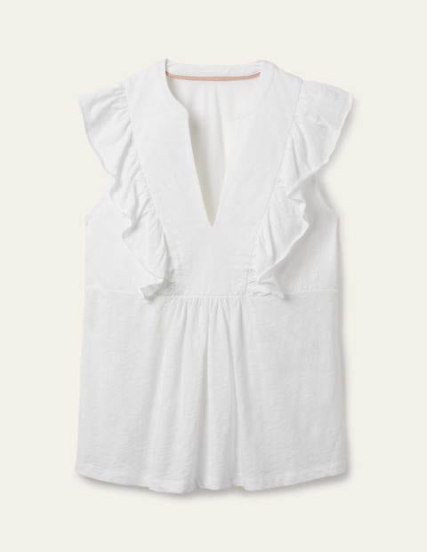 Judith Jerseyshirt - Weiß Judith Jerseyshirt - Weiß