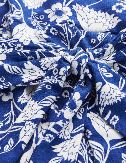 Amy Jersey Midi Dress - Blue Wave, Lotus Vine Amy Jersey Midi Dress - Blue Wave, Lotus Vine