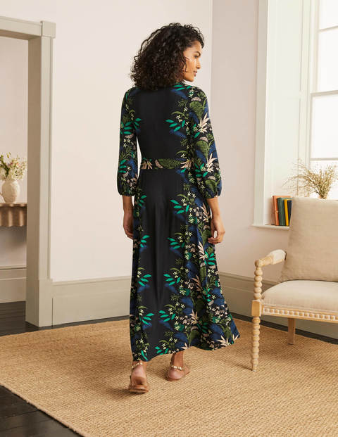 Jodie Jersey Maxi Dress - Black, Safari Fern Jodie Jersey Maxi Dress - Black, Safari Fern
