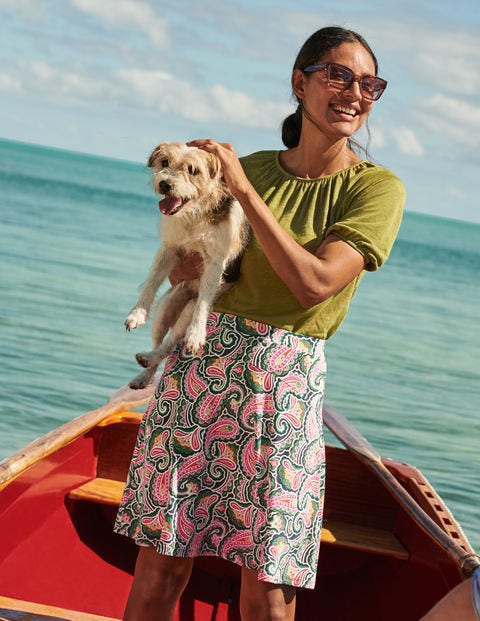 Julie Rock - Navy, Sommerliches Paisleymuster Julie Rock - Navy, Sommerliches Paisleymuster