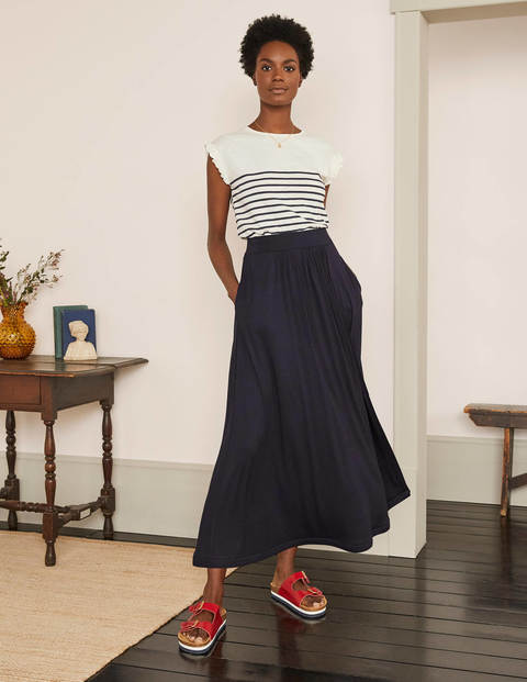Helana Wrap Skirt - Navy Helana Wrap Skirt - Navy