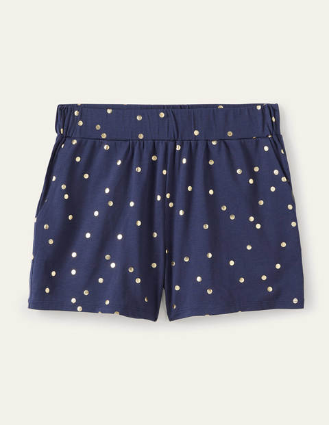Emma Pajama Shorts - Navy, Scattered Spot Emma Pajama Shorts - Navy, Scattered Spot