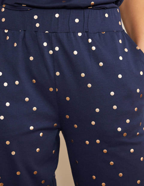 Emma Pyjama Bottoms - Navy, Scattered Spot Emma Pyjama Bottoms - Navy, Scattered Spot