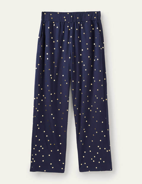 Emma Pyjama Bottoms - Navy, Scattered Spot Emma Pyjama Bottoms - Navy, Scattered Spot