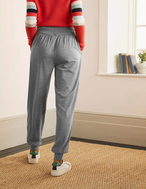 Hareem Jersey Joggers - Charcoal Marl Hareem Jersey Joggers - Charcoal Marl