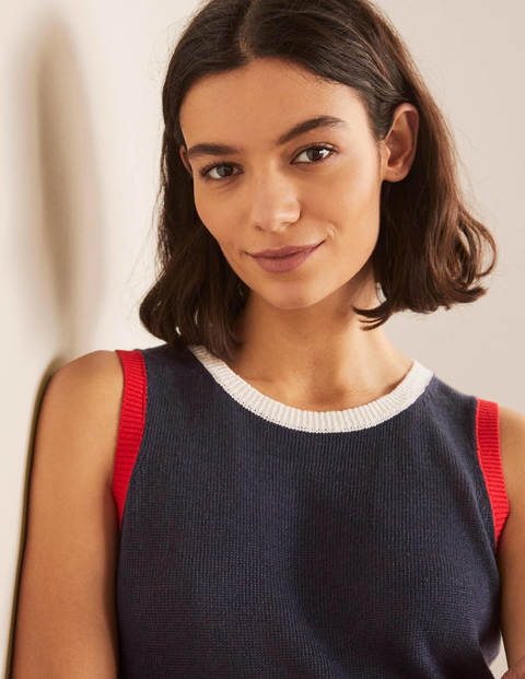 Buckinghamshire Leinentop - Navy Buckinghamshire Leinentop - Navy
