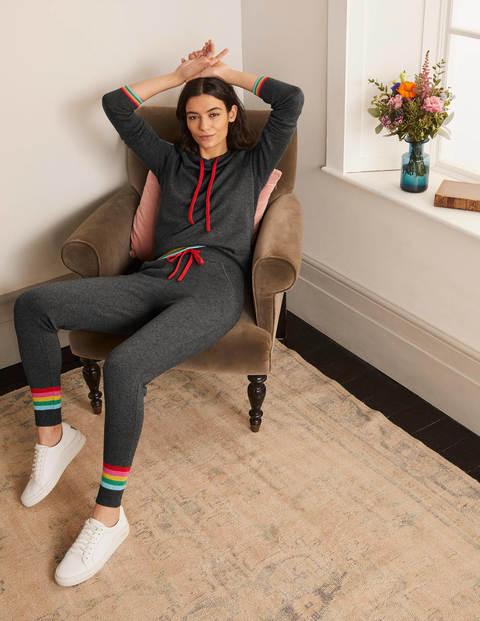 Morton Knitted Joggers - Charcoal Melange Morton Knitted Joggers - Charcoal Melange