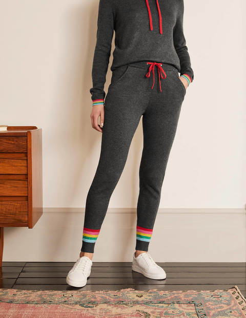 Morton Knitted Joggers - Charcoal Melange Morton Knitted Joggers - Charcoal Melange