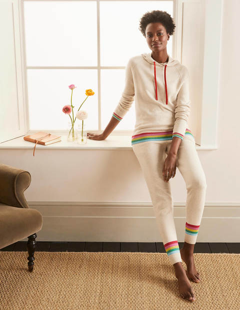 Morton Knitted Hoodie - Oatmeal Melange Morton Knitted Hoodie - Oatmeal Melange