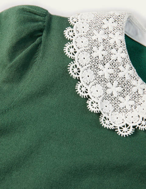 Harewood Collared Sweater - Palm Leaf Harewood Collared Sweater - Palm Leaf