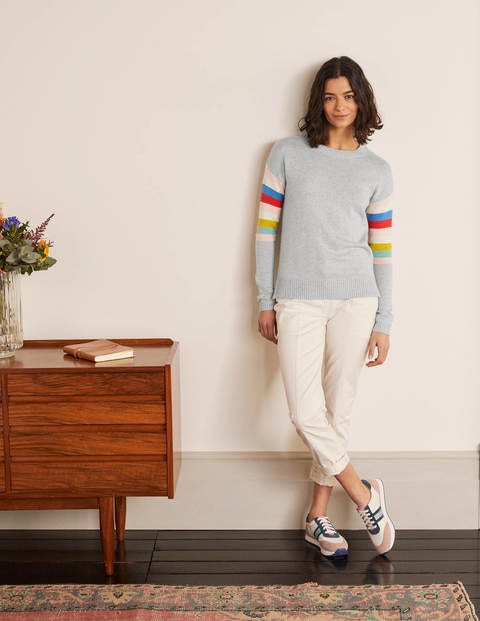 Lennox Relaxed Sweater - Grey Melange Lennox Relaxed Sweater - Grey Melange