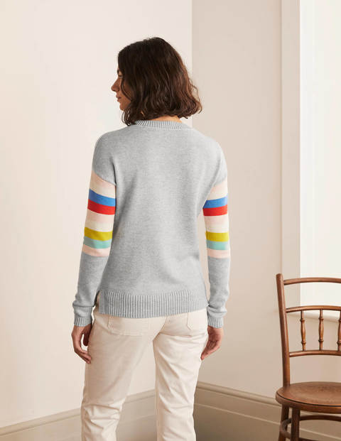 Lennox Relaxed Sweater - Grey Melange Lennox Relaxed Sweater - Grey Melange