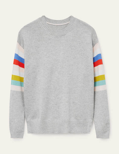 Lennox Relaxed Sweater - Grey Melange Lennox Relaxed Sweater - Grey Melange