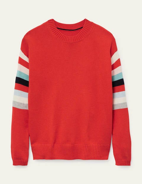 Lennox Relaxed Sweater - Cherry Red Lennox Relaxed Sweater - Cherry Red