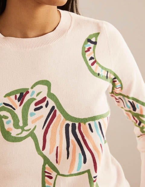Pull Banbury en coton - Tigre milkshake Pull Banbury en coton - Tigre milkshake