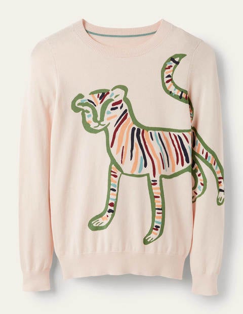 Pull Banbury en coton - Tigre milkshake Pull Banbury en coton - Tigre milkshake