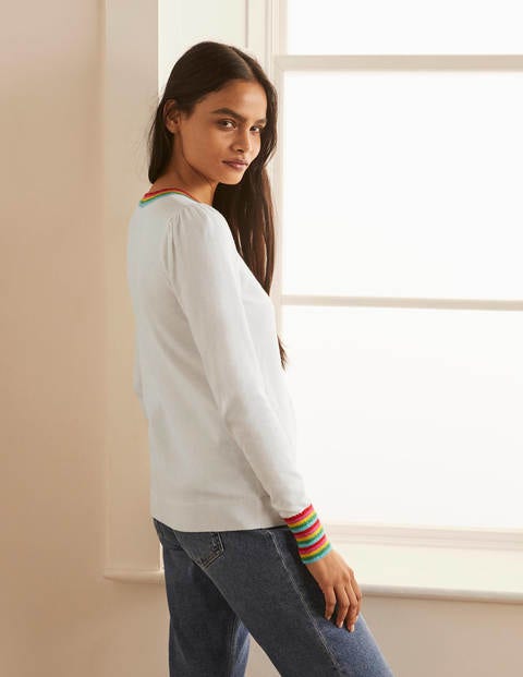 Lytton Sparkle Cardigan - Ivory Lytton Sparkle Cardigan - Ivory