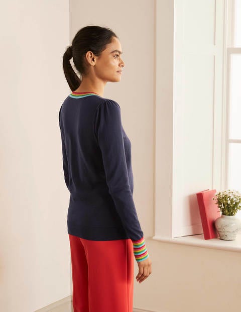 Lytton Sparkle Cardigan - Navy Lytton Sparkle Cardigan - Navy