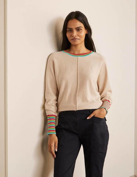 Lytton Sparkle Sweater - Oatmeal Melange Lytton Sparkle Sweater - Oatmeal Melange