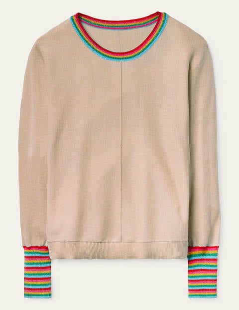 Lytton Sparkle Sweater - Oatmeal Melange Lytton Sparkle Sweater - Oatmeal Melange