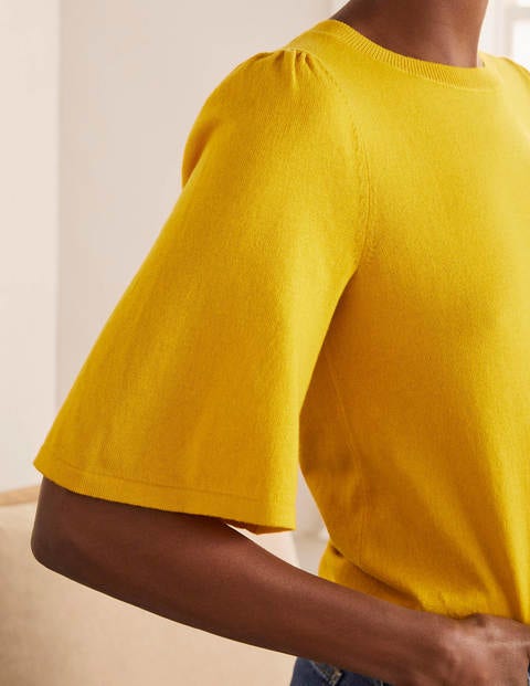 Abbotsbury Knitted Tee - Daffodil Abbotsbury Knitted Tee - Daffodil